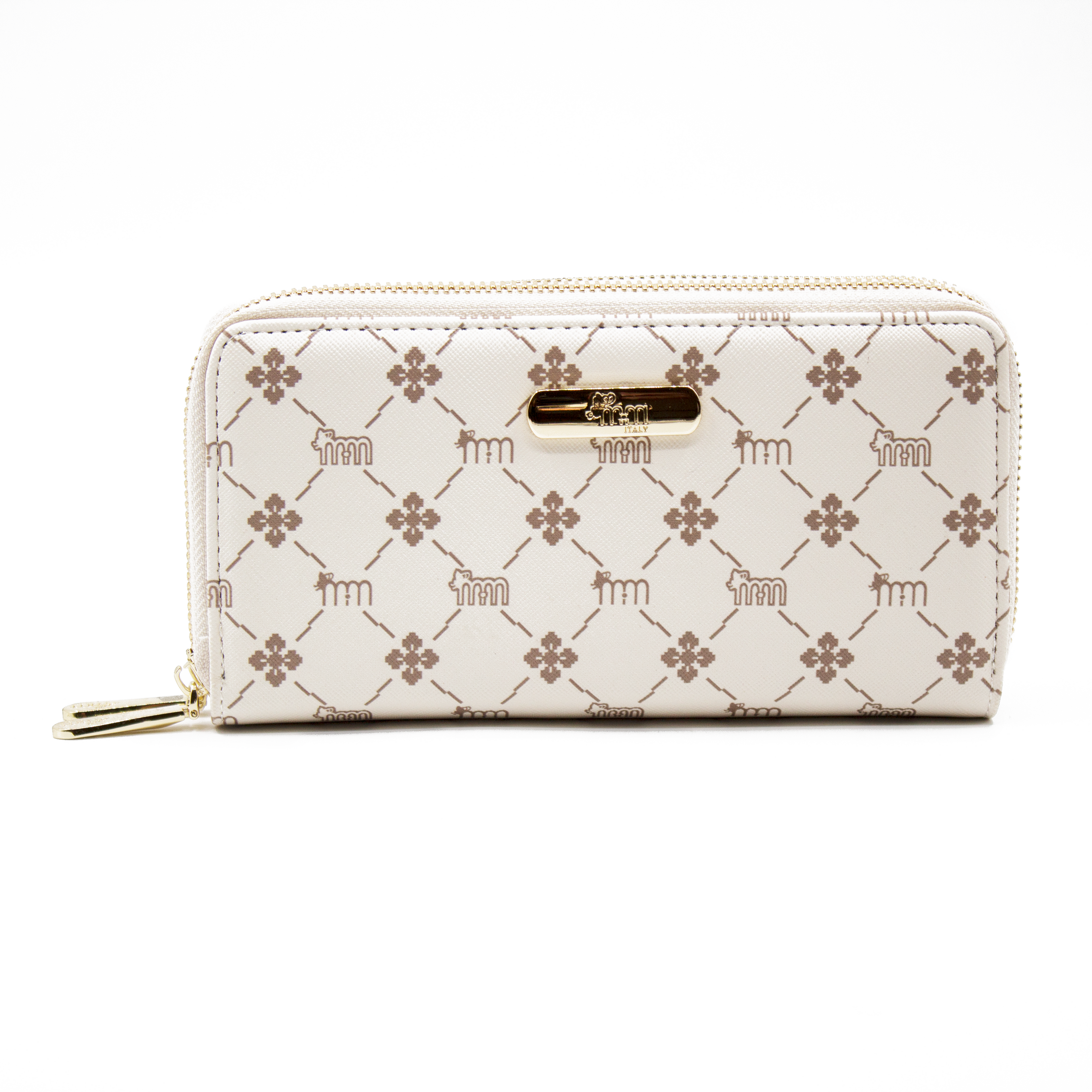 Cartera para mujer - 078 - Beige logo #c:beige-logo