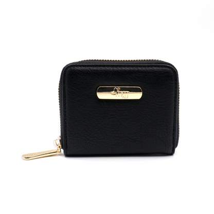 Cartera para mujer - 516 - Negro corrugado #c:negro-corrugado