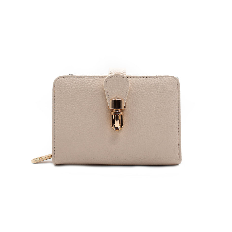 Cartera para mujer - 6001 - Crema #c:crema-corrugado