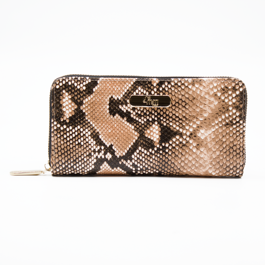 Cartera para mujer - 60017 - Beige #c:beige-vibora
