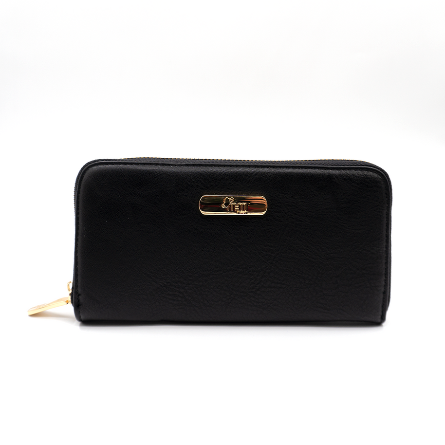 Cartera para mujer - 60017 - Negro #c:negro-corrugado