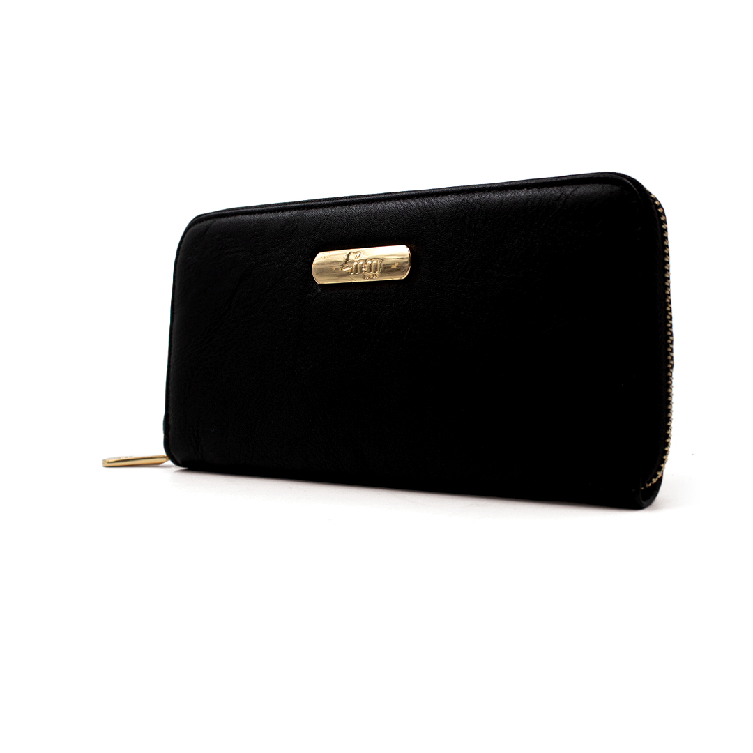 Cartera para mujer - 60017 - Negro #c:negro-corrugado