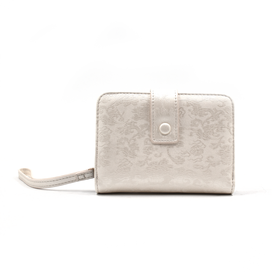 Cartera para mujer - 1003 - Blanco flor #c:blanco-flor