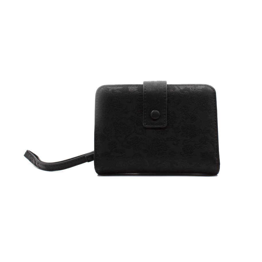 Cartera para mujer - 1003 - Negro flor #c:negro-flor