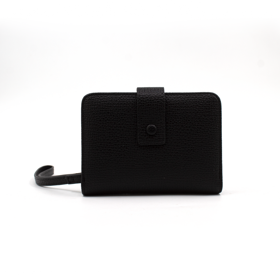 Cartera para mujer - 1003 - Negro corrugado #c:negro-corrugado
