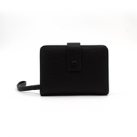Cartera para mujer - 1003 - Negro corrugado #c:negro-corrugado