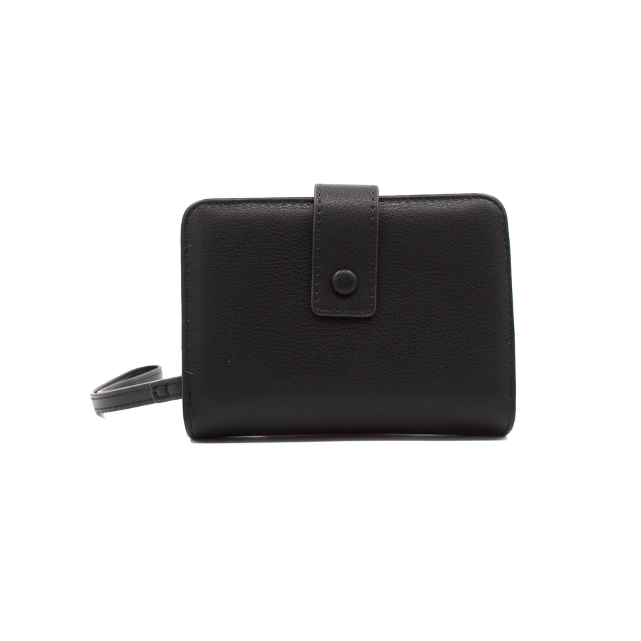 Cartera para mujer - 1003 - Negro liso #c:negro-liso