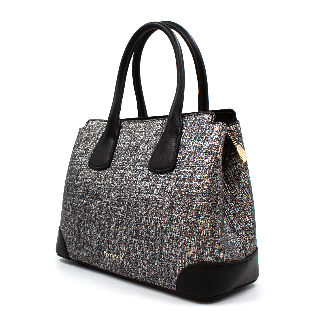 Bolsa para mujer - D1550-2 - Blanco y negro #c:blanco-y-negro