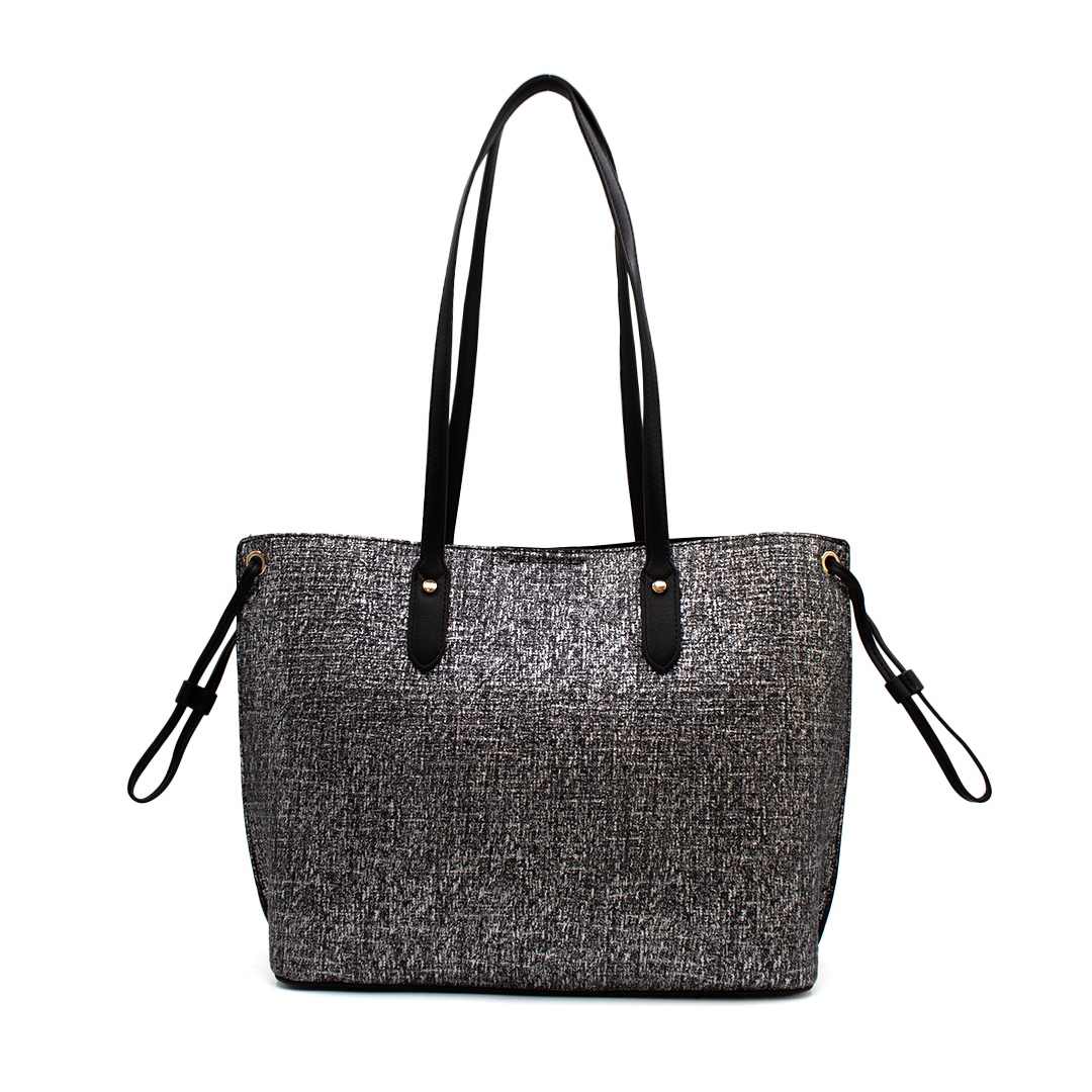 Bolsa para mujer - Z2325-6 - Blanco y negro #c:blanco-y-negro