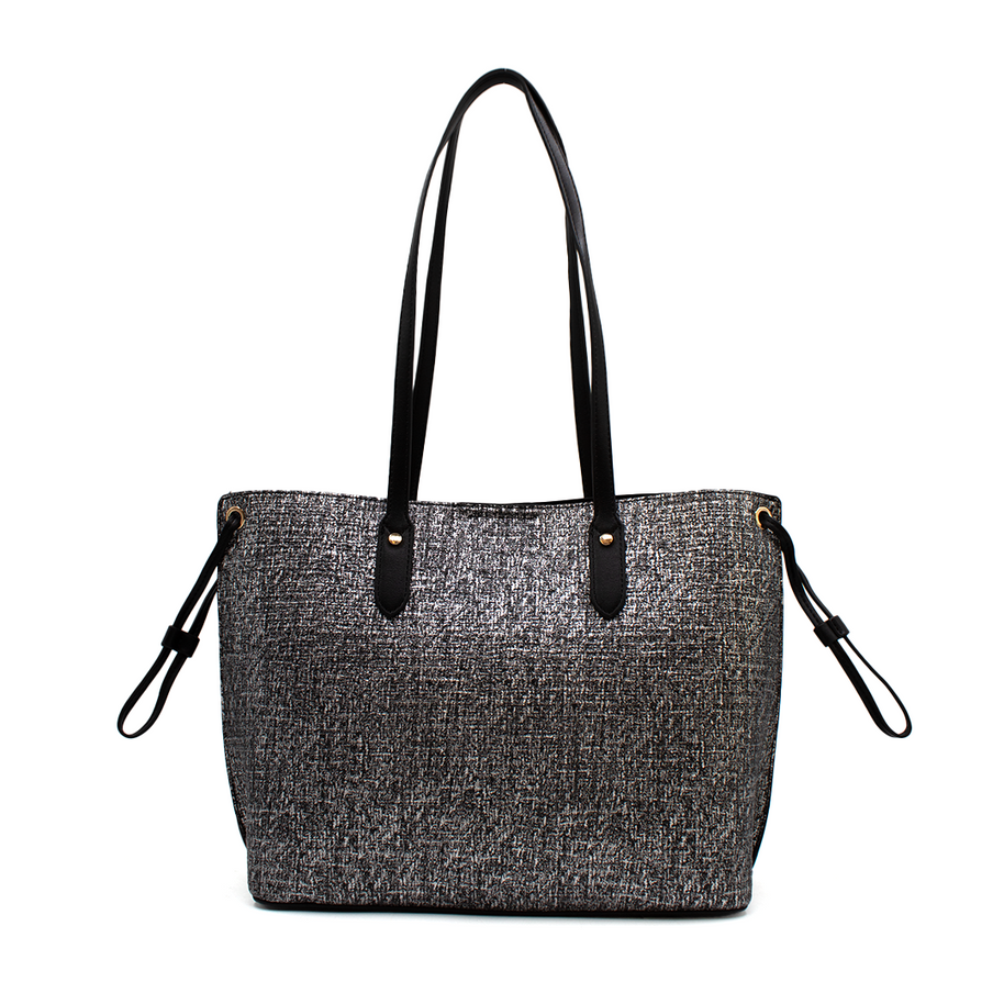 Bolsa para mujer - Z2325-6 - Blanco y negro #c:blanco-y-negro