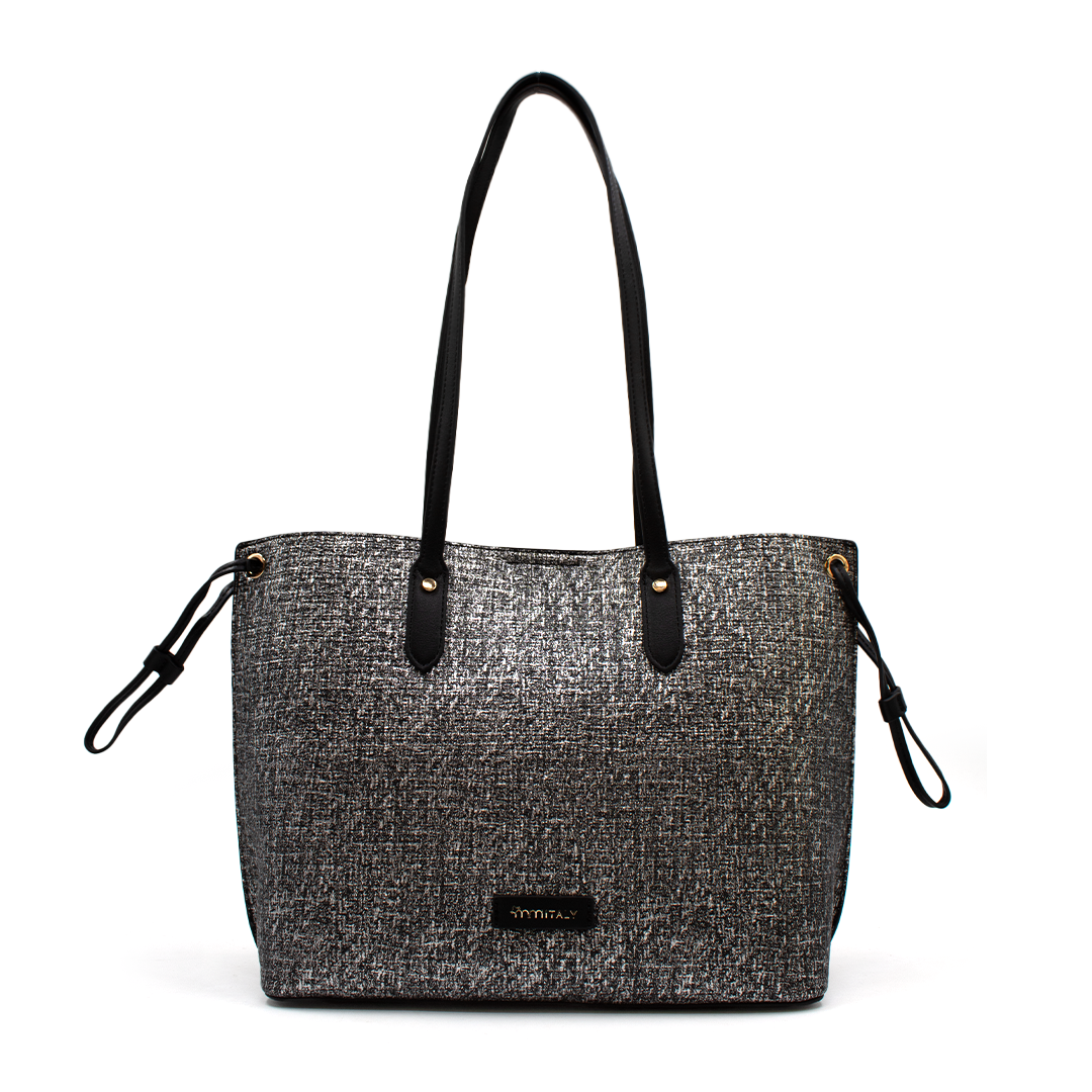 Bolsa para mujer - Z2325-6 - Blanco y negro #c:blanco-y-negro