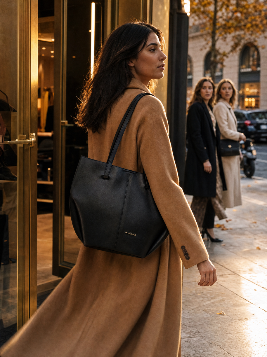 BOLSA PARA MUJER - S5869-1 - estilo en la calle #c:negro